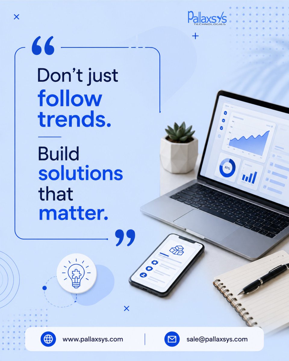 pallaxsys's tweet photo. 🚀 Trends change fast. Value lasts longer.
The best businesses focus on solving real challenges, improving experiences, and building something meaningful for their customers.

#DigitalTransformation #Technology #Innovation #Pallaxsys #BusinessSolutions https://t.co/k6vRs8ipwo