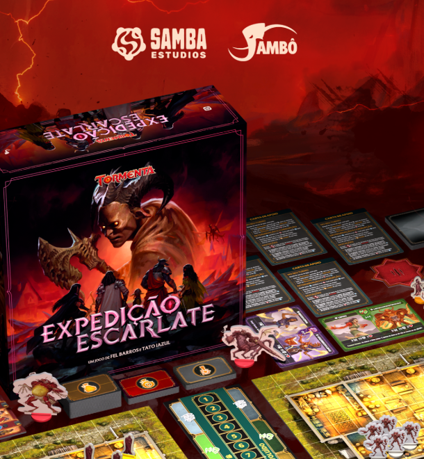 danramosart's tweet photo. Acabou de começar a campanha de Expedição Escarlate, seu novo board game dungeon crawler incrível, lindo e maravilhoso no mundo de Tormenta!

Eu que sou chatinho com dungeon crawlers digo: é um jogaço!

Junte-se a nós!

https://t.co/ghIDbGyuVa https://t.co/wSEfC1BCVn