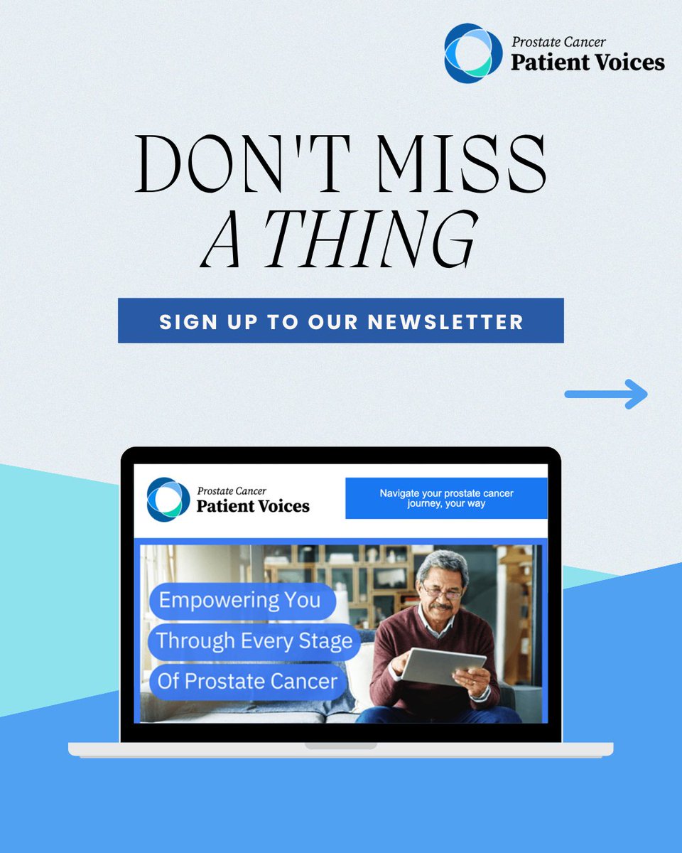 PCaVoices's tweet photo. If you or someone you love is navigating prostate cancer, the right information can make all the difference.

Subscribe to the PCPV newsletter for real patient stories, expert insights, and conversations.

Visit the link in our bio or sign up at https://t.co/oCVhwsLk1b https://t.co/djg7deeuA4