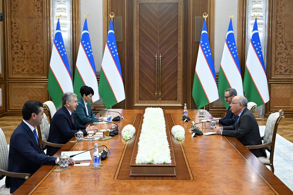 Shavkat Mirziyoyev's Press-service tweet media