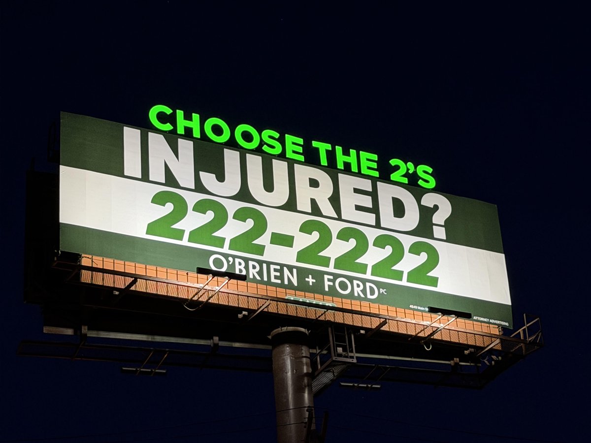 LamarBuffalo's tweet photo. Bright. Bold. Memorable. 💚👀
This striking O’Brien + Ford billboard is built to stand out and stay top of mind across Buffalo. Another powerful example of outdoor advertising that delivers day &amp; night. #LamarAdvertising #Billboards #OOH #BuffaloNY https://t.co/hLbW9EtVX5