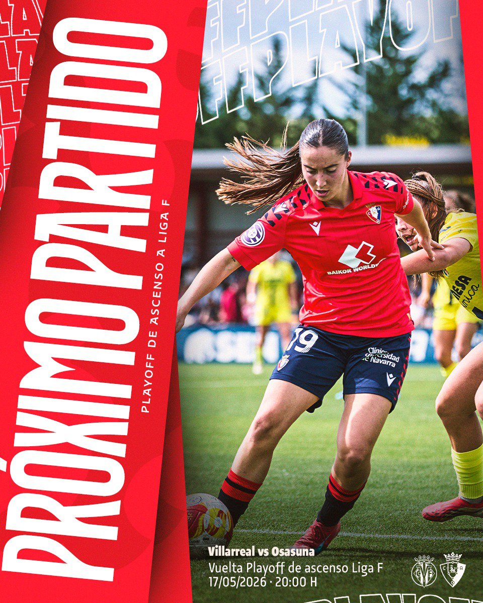 Osasuna_fem's tweet photo. Con todo este domingo, rojillas.

#VillarrealOsasunaFem https://t.co/MLDbVdHM3S