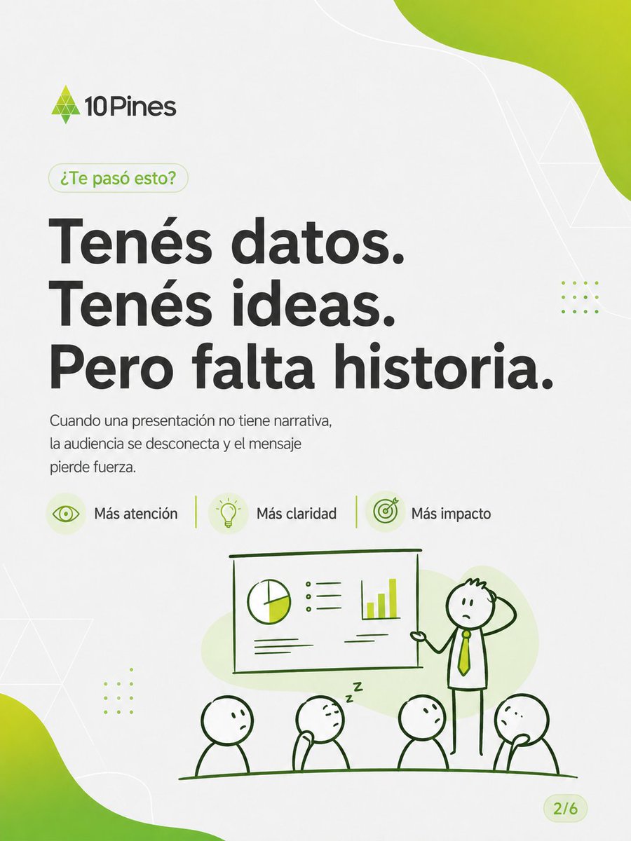 10pines's tweet photo. La mayoría nunca recibió formación para presentar bien su trabajo. El resultado: ideas que no se escuchan, reuniones largas, proyectos frenados.

Storytelling Superpowers para Conversaciones Persuasivas 🇦🇷 📅 24 jun | USD 125 (50% off en mayo)

Info en: https://t.co/32Wjfku8PA https://t.co/erayCcUwEM