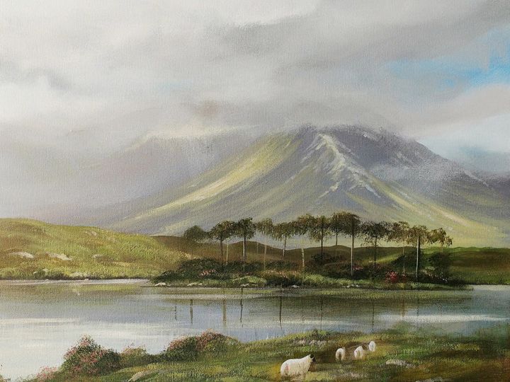 catmal4's tweet photo. Art of the Day! "derrylea lake". Buy at: https://t.co/aoA6mBGH2f https://t.co/gQAnhNmWvJ
