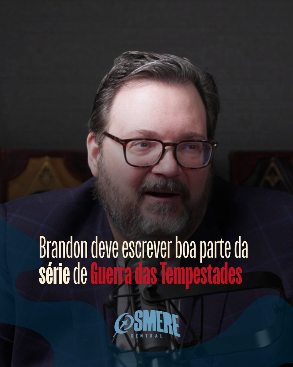 CosmereCentral's tweet photo. Segundo Brandon Sanderson, após finalizar o roteiro de Mistborn, seu próximo projeto será a adaptação de Os Relatos da Guerra das Tempestades.

Ele pretende escrever o episódio piloto e uma parte considerável da primeira temporada, trabalhando ao lado de outros roteiristas. https://t.co/ZLd40BADtN