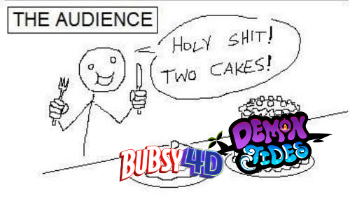Fabraz: Demon Tides & Bubsy 4D tweet media