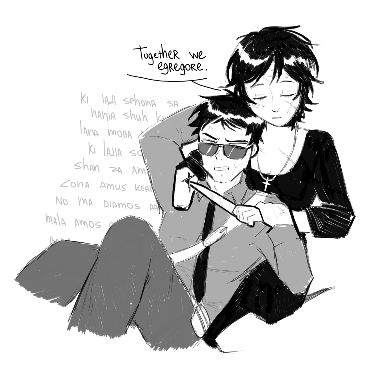 OmegaSayo's tweet photo. I was inspired by a funny pic on Tumblr so here's pre-murkoff coylemolova

#outlast #outlasttrials #coylemolova https://t.co/kzkrv4cJcL