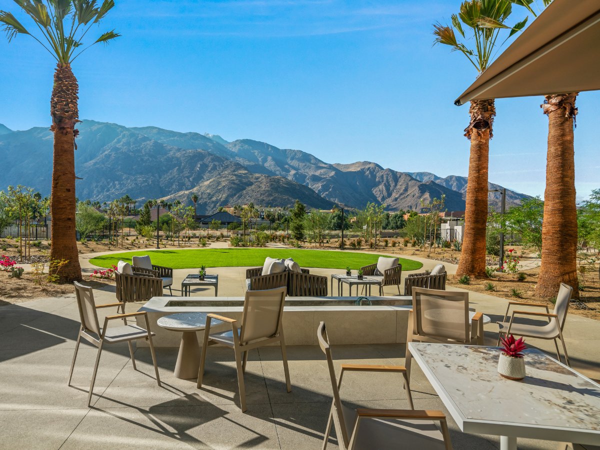 LivingOutPS's tweet photo. When the Palm Springs heat turns up, the views still make it worth stepping outside!
 Blue skies, mountain backdrops, and peaceful mornings...just another beautiful day at Living Out.

#LivingOutPalmSprings #GayPalmSprings #DesertViews #55PlusLiving #LuxuryApartmentLiving https://t.co/RkQAUfYgxT