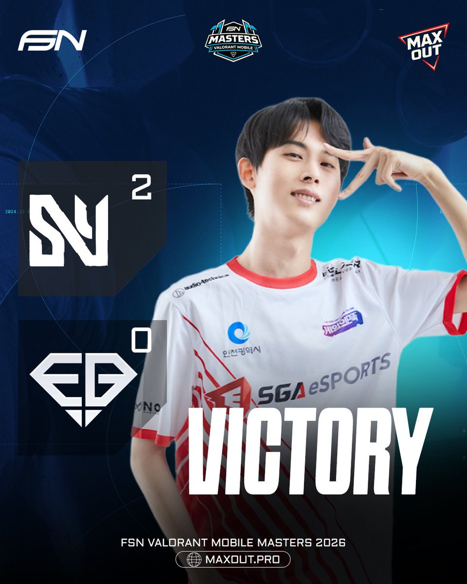 officialfsnasia's tweet photo. South Korea’s Synergy dominate with a 2-0 win over EB 🇰🇷
Europe’s 7Focus follow up with a clean 2-0 sweep against IND 🇪🇺

#valorantmobile #esports https://t.co/0jlExzDIgh