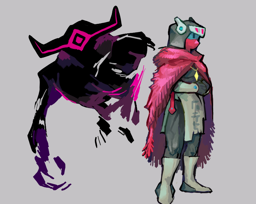 drizzlingprince's tweet photo. hyper light drifter doodle https://t.co/Qewz2tfu1W