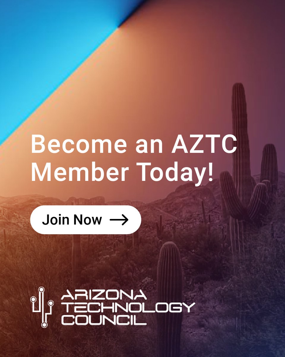 aztechcouncil's tweet photo. One of the many benefits of belonging to the Arizona Technology Council is access to our events! 

Not only can you attend #AZAS26 for a reduced ticket price, but you can participate in the event and gain visibility in the space sector.

Become a member: https://t.co/omsBx0oVhE https://t.co/3ANbMnP08G