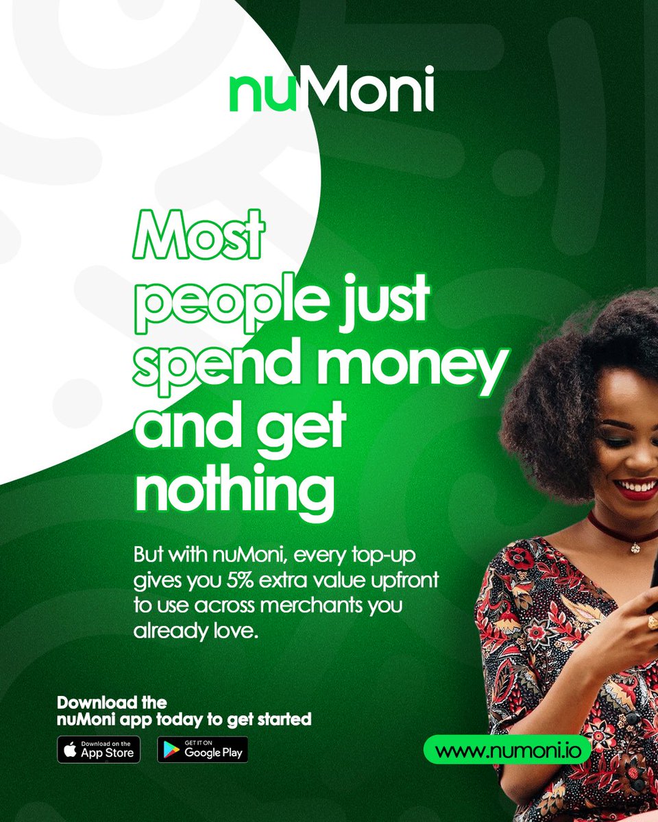 NumoniRM's tweet photo. Most wallets only help you spend money.
nuMoni helps you get MORE from it 💚

Imagine topping up your wallet and instantly getting 5% extra value upfront every single time 👀

It's no longer an imagination. That is nuMoni 

No extra stress.

#nuMoni #MoreValue #SmartSpending https://t.co/NrWzLZlMrd