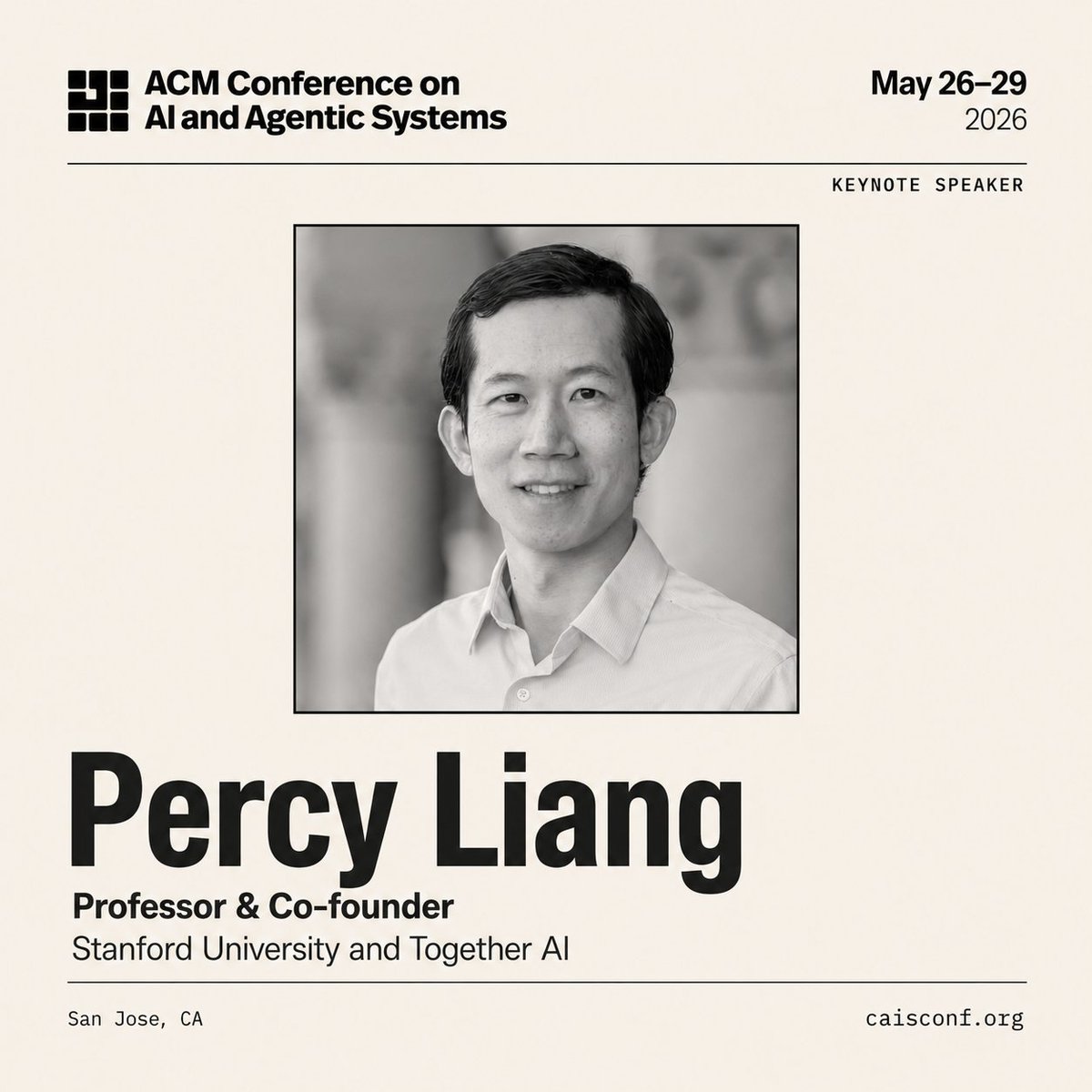 ACM Conference on AI and Agentic Systems tweet media