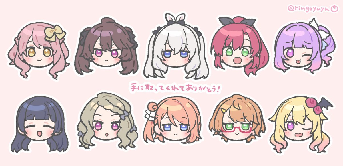 ringoyuyu's tweet photo. この子達の全身立ち絵を制作中です……今でも使用してくれている方がたくさんいて本当にうれしい！ので！ https://t.co/NLW3AX4p0I