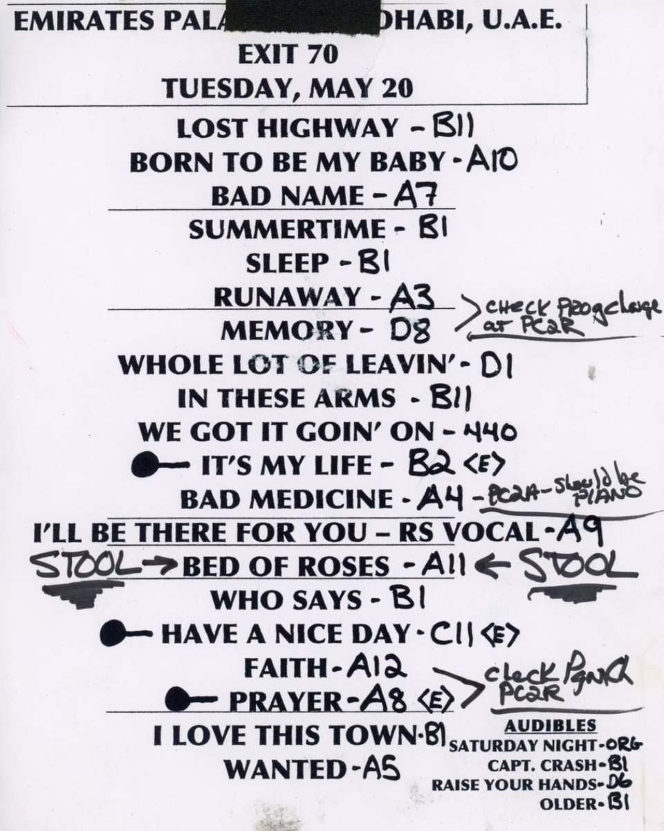Bon Jovi tweet media