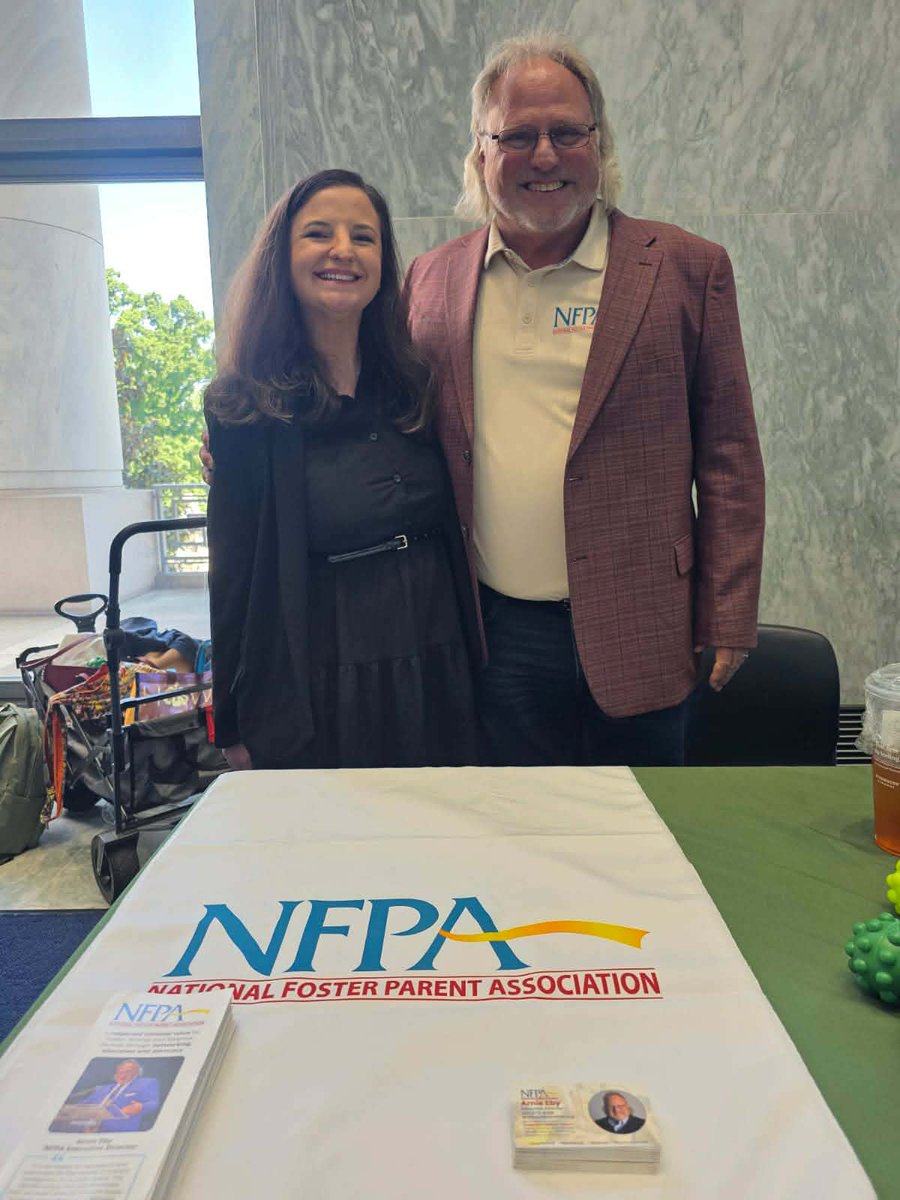 NFPAonline's tweet photo. Executive Director Arnie Eby is attending today's Foster Care Awareness Day in Washington, D.C., at the Rayburn Congressional House Office Building.
https://t.co/kRviSozyh7
Pictured: Betty Rivers from C.A.S.E., Arnie Eby See less https://t.co/r5VkVvR4pE