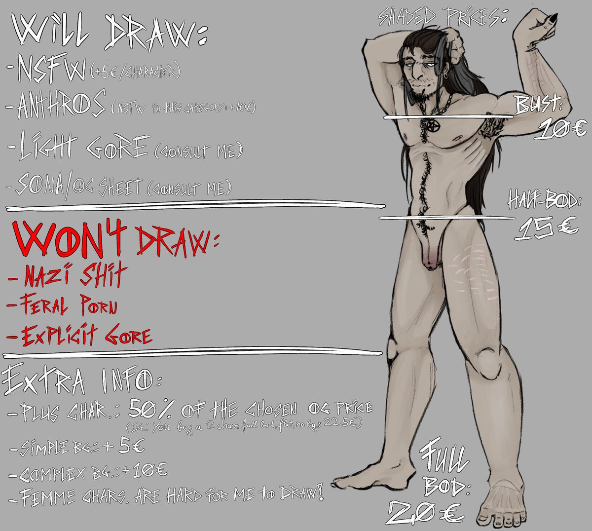 OrionsTails's tweet photo. Updated comm charts!!!
(I would like to open my comms to save up for my top surgery! Please help me if you can!!) https://t.co/FS8nD7ybQP