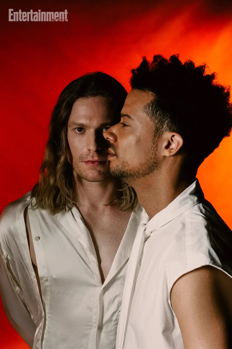 CINEMA505's tweet photo. Sam Reid e Jacob Anderson para a Entertainment Weekly. https://t.co/VEPTzvdlYd