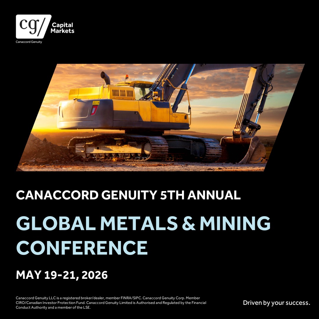 Trilogy_Alaska's tweet photo. The Trilogy Metals team is heading to Canaccord Genuity’s Global Metals &amp; Mining Conference in Henderson, Nevada on May 19-21, 2026 to provide investors with a progress update. To attend, please contact your CG representative.

$TMQ #criticalminerals #copper #mining https://t.co/DGENJ8rchO