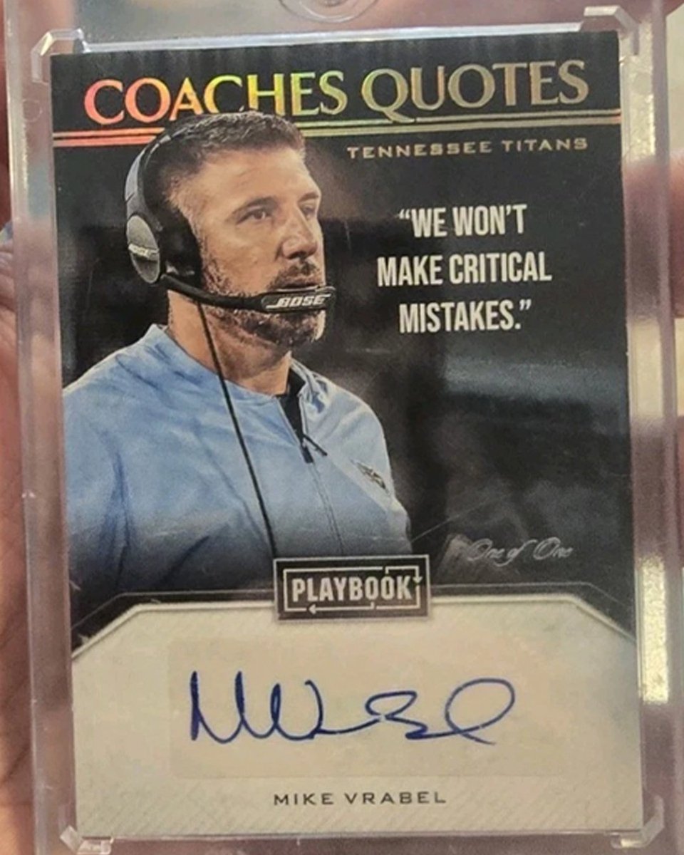 cllctMedia's tweet photo. You can’t make this stuff up 👀

Someone just bought this Mike Vrabel card for $750 on eBay ... and IT IS SOMETHING 😬 https://t.co/kUXRQrGB7a