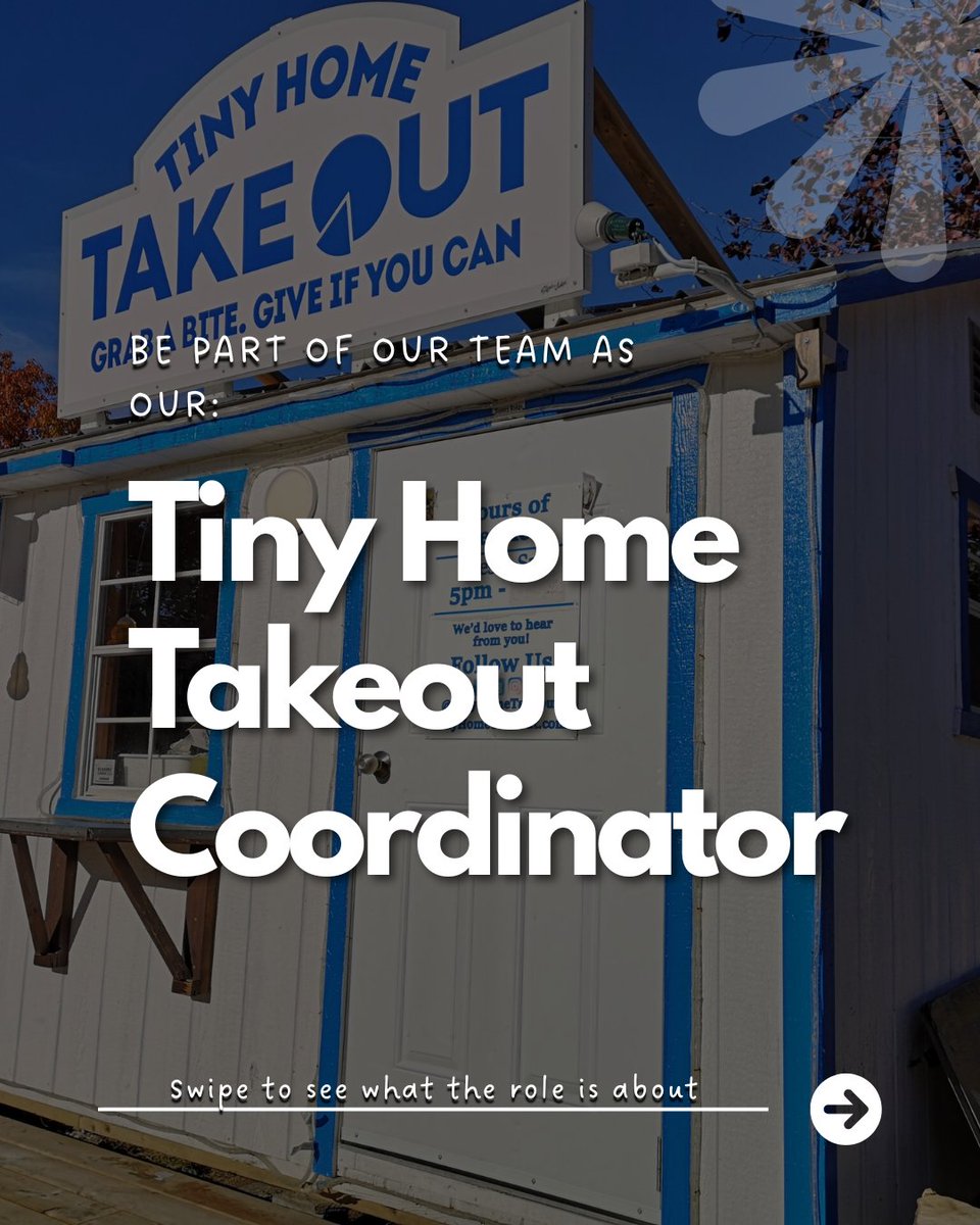 SPCAKitchener's tweet photo. 🛖 Tiny Home Takeout (THT) is a year‑round food support program that serves warm, homemade meals every Wednesday and Friday from 6:00 to 7:00 p.m., all on a pay‑what‑you‑can basis 🙌🏻

And now, we’re looking for a volunteer to be our next Tiny Home Takeout Coordinator! 💙 https://t.co/zGeDMCELyO