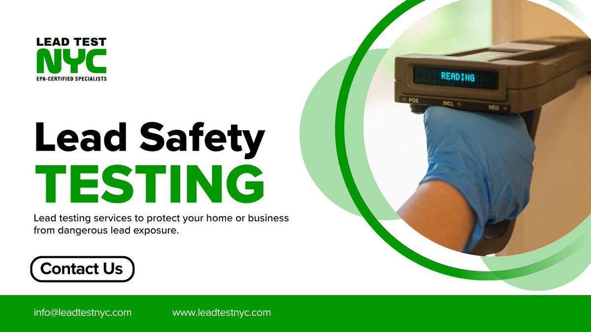 lead_test_nyc's tweet photo. Most people don’t think about lead until there’s a problem.
The difficult part is that lead exposure usually has no visible signs.
Testing helps people understand what’s actually in their property.

#LeadTestNYC #LeadSafety #LeadExposure #PropertySafety #HealthyHomes #HomeSafety #BuildingSafety #NYCProperties