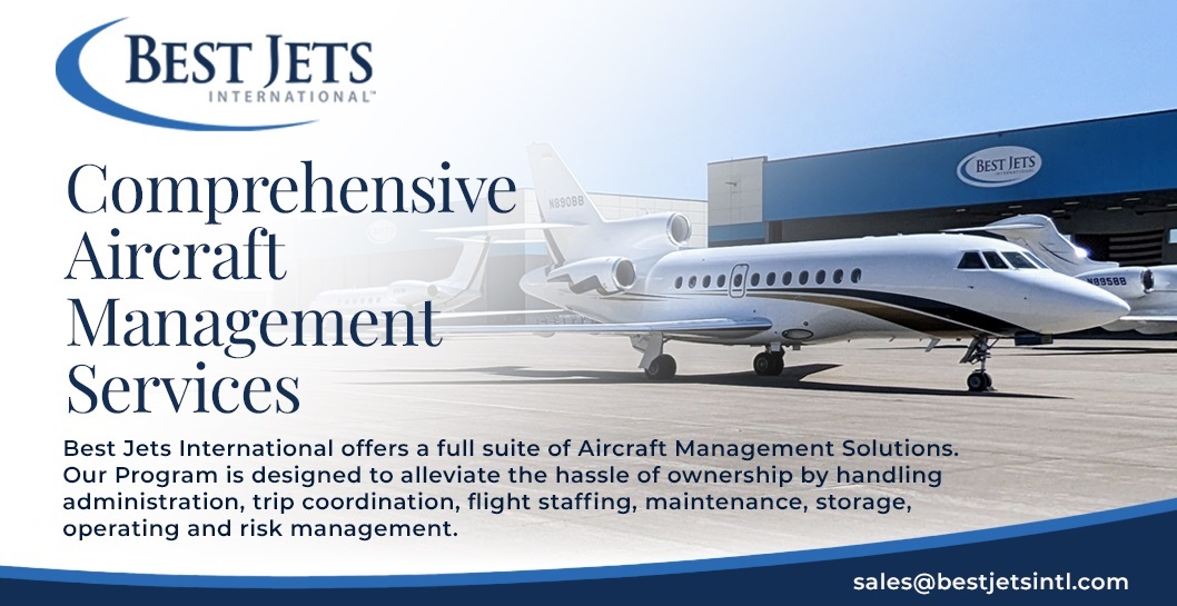BestJetsIntl's tweet photo. Comprehensive Aircraft Management Services 

Simplify ownership with full-service support for administration, trip coordination, crew, maintenance, storage, operations, compliance, financial reporting, and risk management.
https://t.co/qXwl8pmJJt
sales@bestjetsintl.com https://t.co/Vh8ANFLR2g