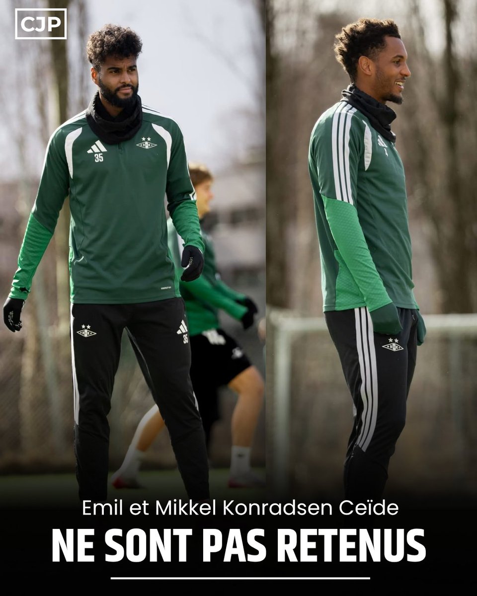 Caleb_Jephte's tweet photo. Haïti ira à la Coupe du Monde 2026 sans les frères Konradsen Ceïde ! ❌

Selon mes informations, les deux joueurs du Rosenborg BK ne devraient pas figurer dans la liste des 26 joueurs convoqués par Sébastien Migné.

Convoqués en mars dernier pour les deux matchs d’Haïti, ils avaient déclaré au sélectionneur qu’ils ne se sentaient pas prêts à 100 % pour rejoindre la sélection. Ils devraient donc également être absents pour le Mondial. 🇭🇹