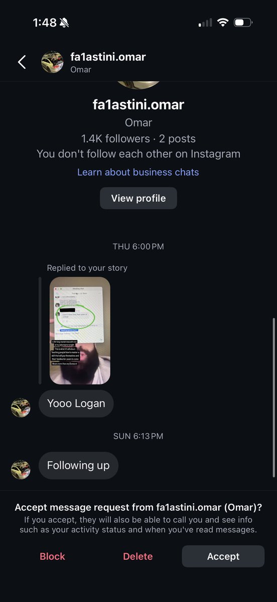 Logan tweet media