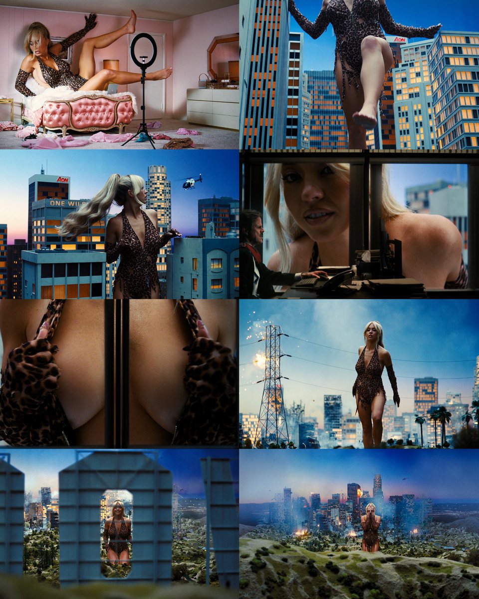 FalconX's tweet photo. Euphoria [T3E5: This Little Piggy]
La secuencia inicial con Cassie gigante no tiene nada que ver con Godzilla, es una clara referencia al clásico Attack of the 50ft Woman (1958) y derivados que se han vuelto toda una saga en películas de serie B como Attack of the 50 Foot CamGirl https://t.co/75y4zbVbxt