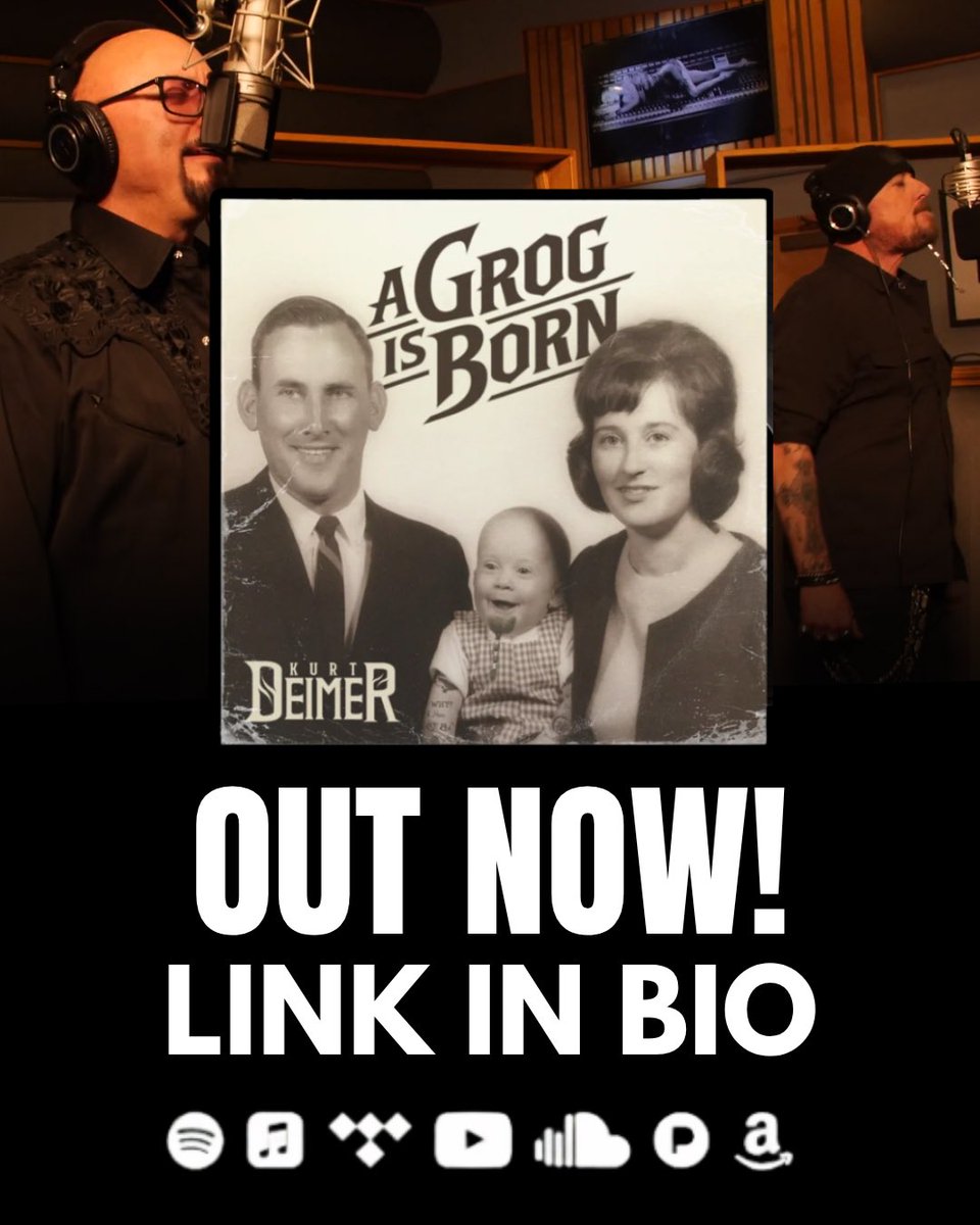KurtDeimer's tweet photo. Kurt Deimer Streaming New Album ‘A Grog Is Born’ 

Kurt Deimer has released his sophomore full-length album, A Grog Is Born, via his own Bald Man Records. The 12-track collection, produced by five-time GRAMMY-winning producer Chris Lord-Alge (Green Day, Breaking Benjamin), includes the Top 40 Active Rock radio hit “In Deep” featuring Buckcherry frontman Josh Todd, a reinvention of “Silent Lucidity” featuring Queensrÿche legend Geoff Tate, and the singles “Always There” and “Scared To Death” as well as new focus track “True.”

“A Grog Is Born is so apropos because I am The Grog in my new movie, Scared To Death,” shares Deimer. “We had such a great time making this movie with an amazing ensemble cast including Lin Shaye from Insidious, There’s Something About Mary, and Kingpin, and Bill Moseley from my favorite movie, The Devil’s Reject. And then, what an honor for me to record with Josh Todd from Buckcherry for ‘In Deep,’ a song I wrote six years ago with Ben Trexel, and Geoff Tate for our new version of ‘Silent Lucidity’ for A Grog Is Born. I watched Geoff sing that song on MTV in 1992 with the orchestra and now he has become a friend and mentor. I can’t thank him and his wife enough for all the love and support they’ve shown me over the last five years. I also did a cover of ‘In The Air Tonight’ because I love Phil Collins and that was one of my favorite songs when I was young. Phil is a remarkable artist, so how do you do it justice other than just make it rock the f*** out, and that’s what we did. A Grog Is Born has some really kickass tunes that needed to be sung now that my vocals have improved. I’m singing in octaves I never thought I’d dream of singing ten years ago. This album is a total departure from my debut, And So It Begins..., and I hope everyone loves these killer songs as much as we do. And Chris Lord-Alge, I love you, man!”

Thank you antiMusic for your continued support! Link in bio to hear the album now!🎶