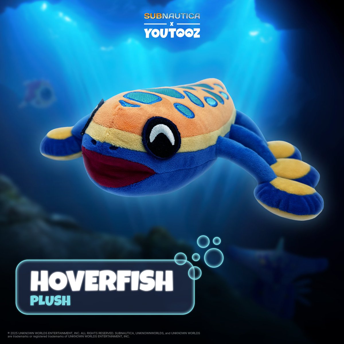 detecting multiple leviathan-class lifeforms in the region. are u certain whatever ur doing is worth it? ⚠️

all new #subnautica x youtooz plushie collection releases on may 15th at 3pm est 🐠