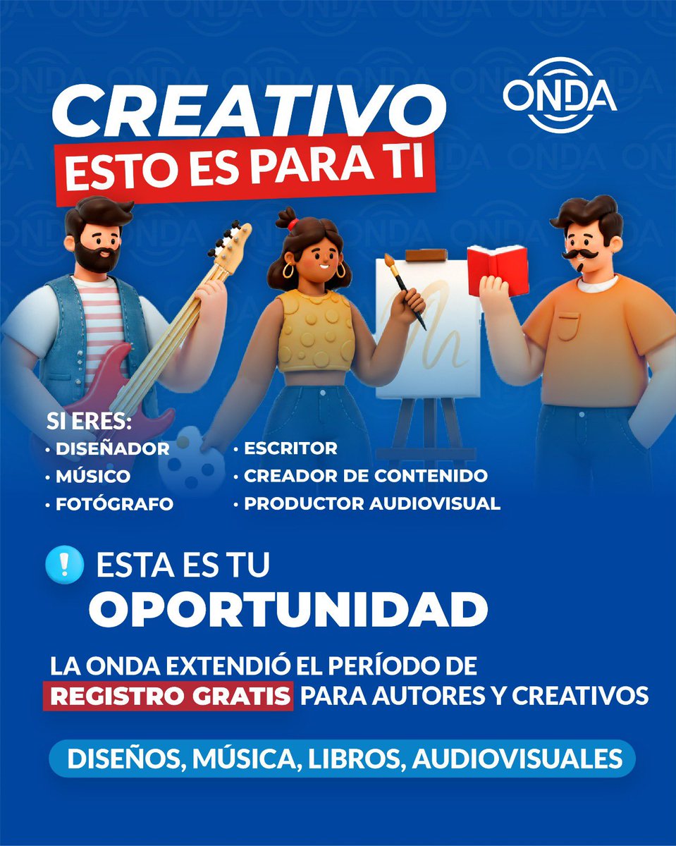 Oficina Nacional de Derecho de Autor (ONDA) tweet media