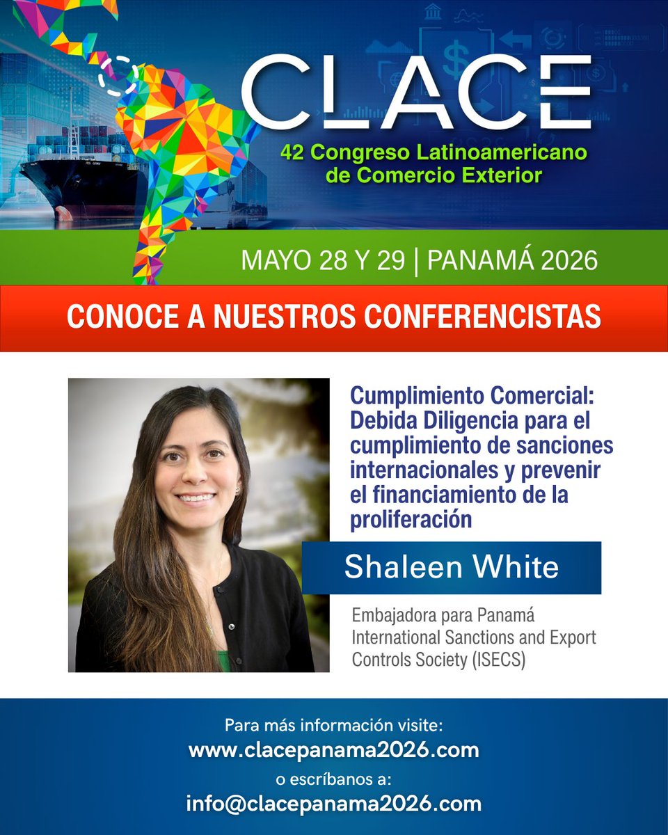 ABPanama's tweet photo. Expertos y líderes del sector financiero, bancario y de comercio exterior compartirán perspectivas, tendencias y desafíos que impactan la región y el entorno global.

📍 Hotel Hyatt Regency Panamá
📅 28 y 29 de mayo de 2026

Inscríbete a través de la página oficial:
🌐 https://t.co/9yqdR4bVs3

Evento organizado por la Asociación Bancaria de Panamá y la Federación Latinoamericana de Bancos.
#ABPanamá
@FelabanOnline