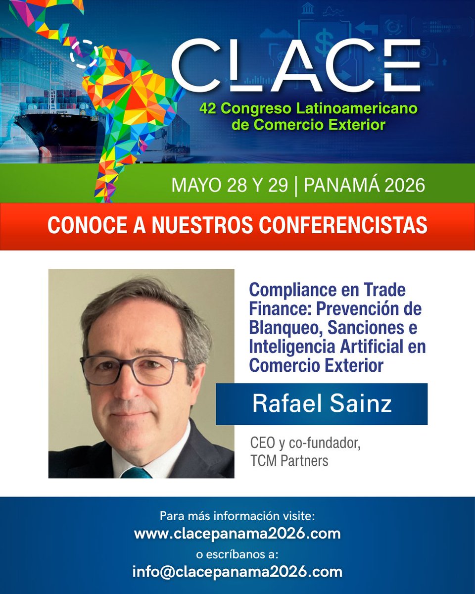 ABPanama's tweet photo. Expertos y líderes del sector financiero, bancario y de comercio exterior compartirán perspectivas, tendencias y desafíos que impactan la región y el entorno global.

📍 Hotel Hyatt Regency Panamá
📅 28 y 29 de mayo de 2026

Inscríbete a través de la página oficial:
🌐 https://t.co/9yqdR4bVs3

Evento organizado por la Asociación Bancaria de Panamá y la Federación Latinoamericana de Bancos.
#ABPanamá
@FelabanOnline
