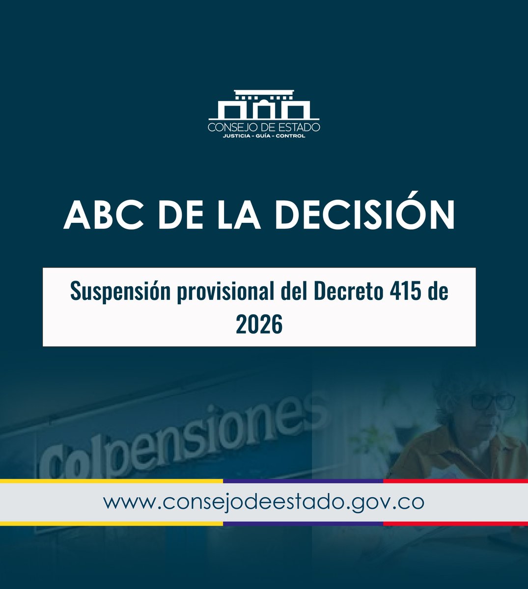 Consejo de Estado tweet media