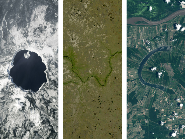 owcpr's tweet photo. @NASA  found a creative way to make satellite imagery feel personal. It's “Your Name in Landsat” tool uses real Earth imagery to spell out your name with landscapes that resemble each letter.

Try it here: https://t.co/OrkekwHzAO https://t.co/DkQ7gjpBdZ
