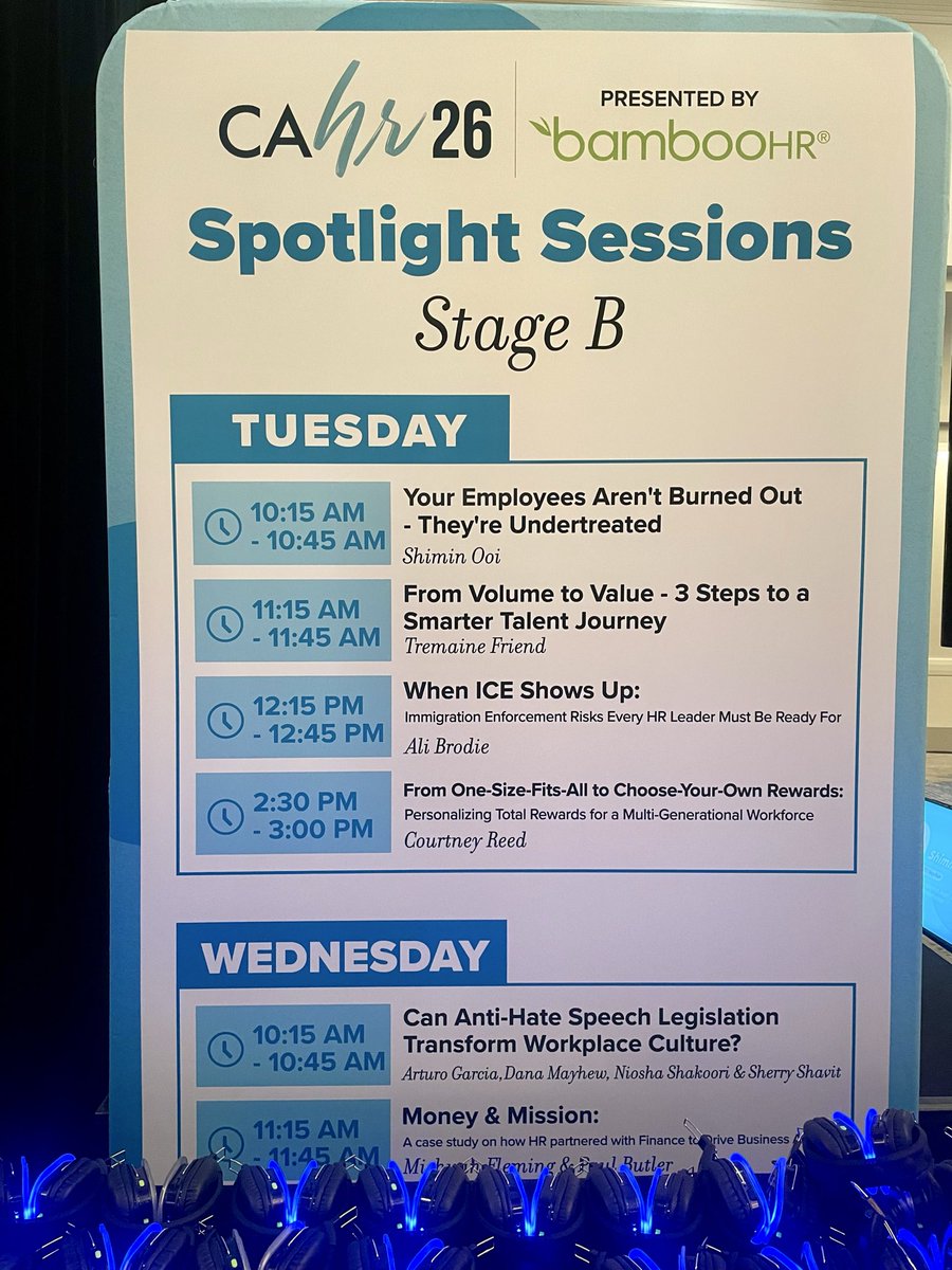 CAHRconference's tweet photo. Spotlight Sessions- Check the Schedule!  #CAHR26 #spotlightsessions #hr https://t.co/JcNju8U9a8