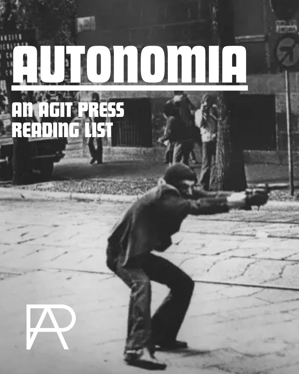 pressagit's tweet photo. AGIT PRESS AUTONOMIA READING LIST

ORDER BOTH BOOKS, GET 20% OFF WITH PROMO CODE 1977

https://t.co/o35tSTsRcH https://t.co/8JRYeR1f0U