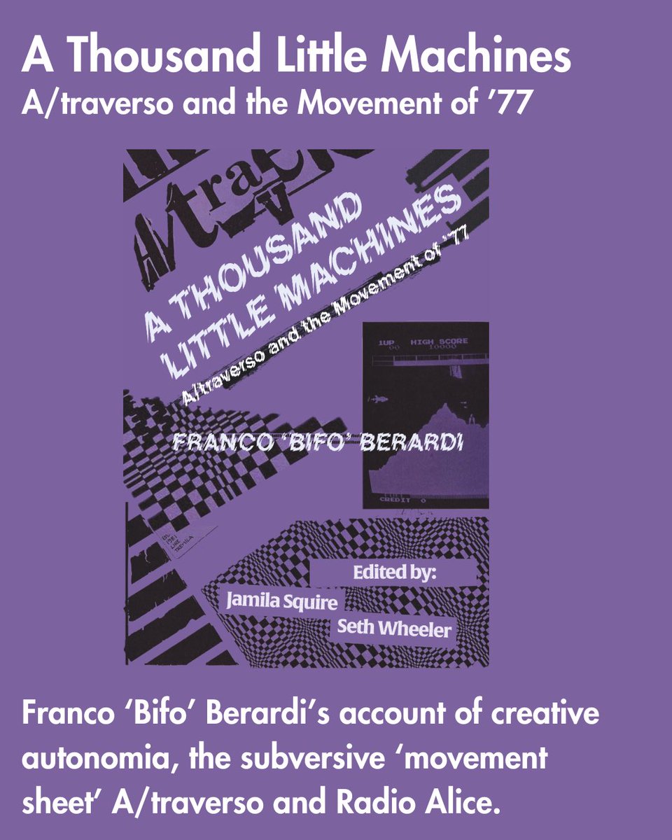 pressagit's tweet photo. AGIT PRESS AUTONOMIA READING LIST

ORDER BOTH BOOKS, GET 20% OFF WITH PROMO CODE 1977

https://t.co/o35tSTsRcH https://t.co/8JRYeR1f0U