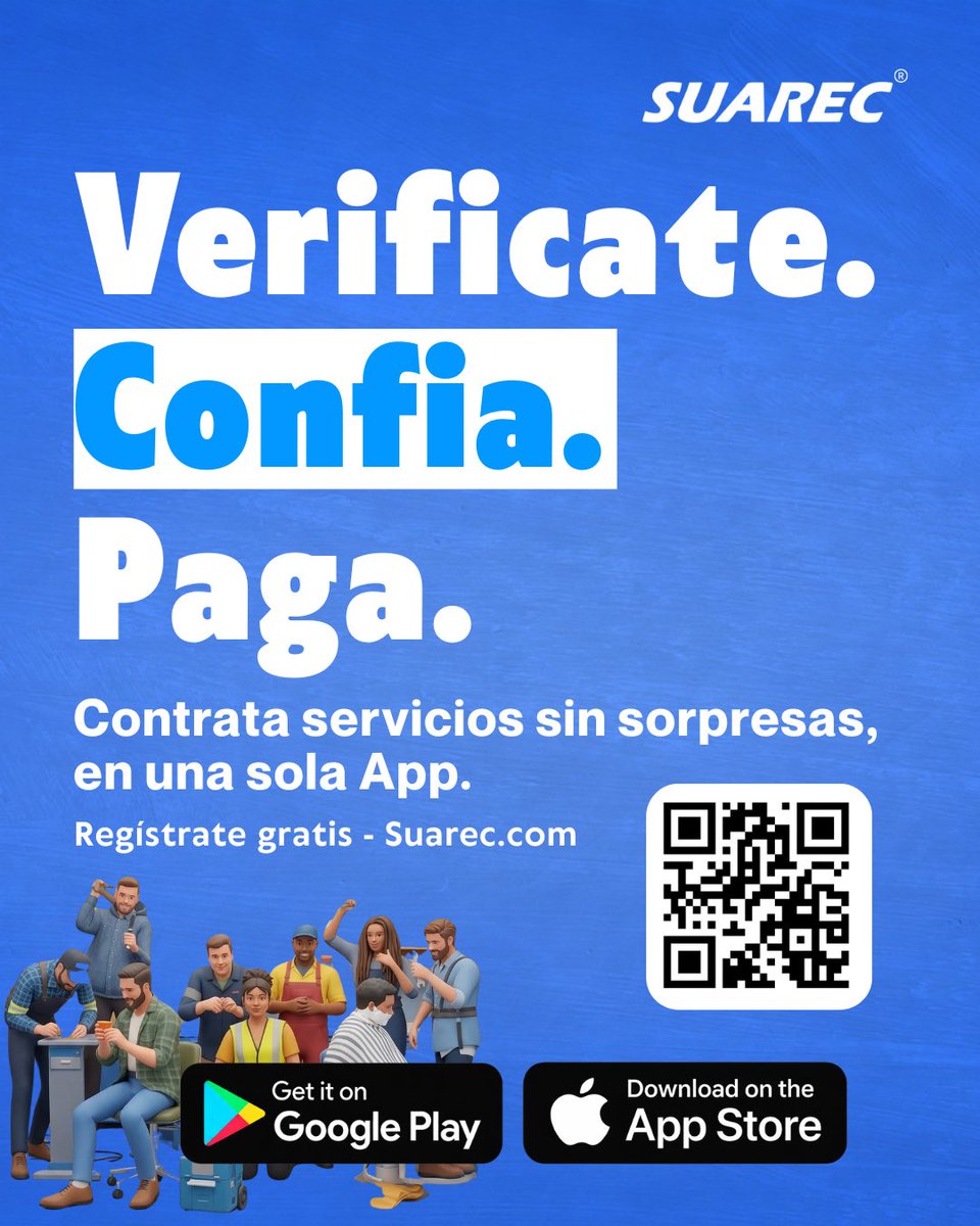 Suarec_'s tweet photo. Verifica. Confía. Paga.

Tres pasos. Una sola plataforma. Cero sorpresas al contratar.

Empezamos en Cali. Si lo que buscas es contratar sin susto, ya sabes dónde encontrarnos. → https://t.co/Qlo50aD343

#Cali #SuarecCo #ContrataciónSegura #ServiciosCali https://t.co/7Hx6WUlhXS