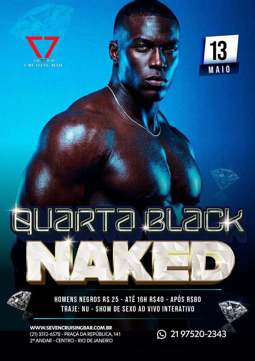 sevenbarbr's tweet photo. 13.05 #QUARTABLACK + #NAKED

Aberto todos os dias das 10h ás 22h
📞Tel: (21) 35126578
🟢 WhatsApp (21) 975202343
Praça da República 141 / 2do andar. Centro-Rj https://t.co/kVUHuDrST7