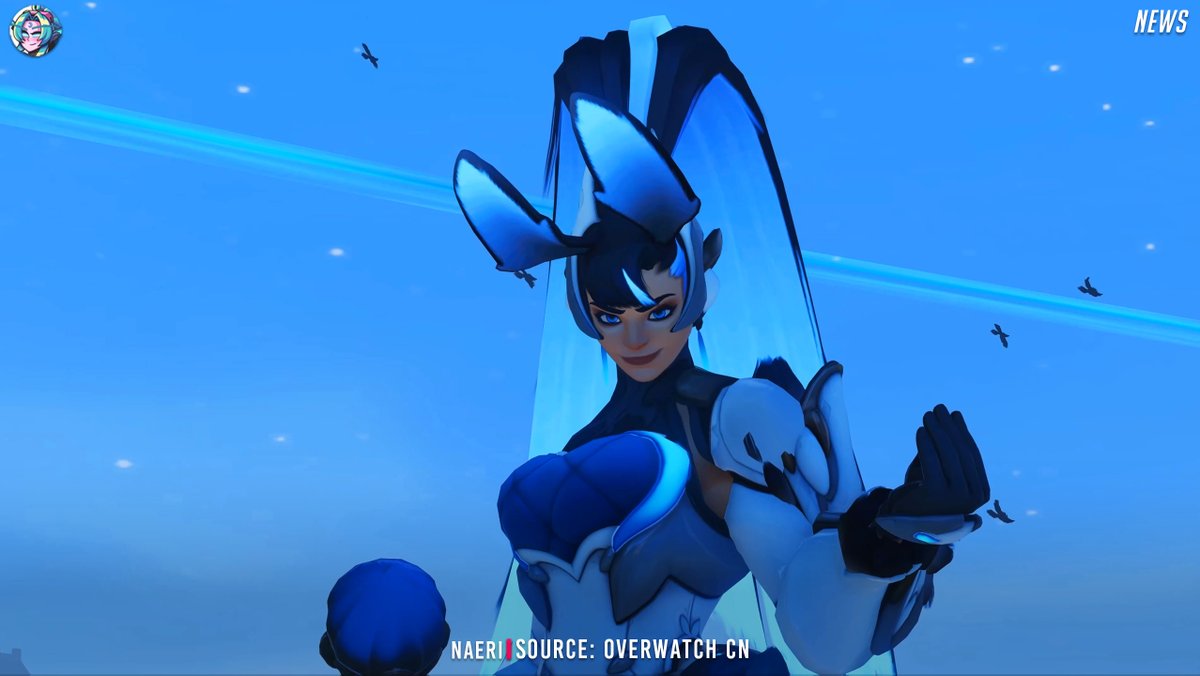 Overwatch New White Rabbit Vendetta Skin ⚔️💙 The new #Overwatch White ...