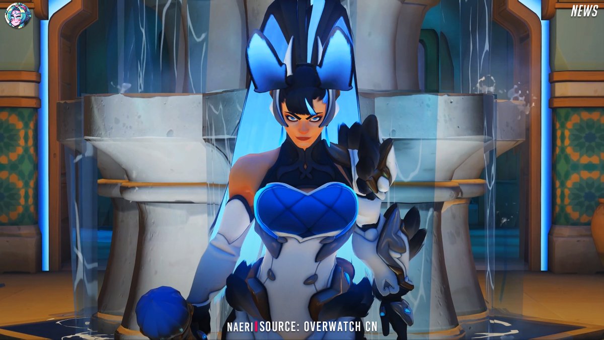 Overwatch New White Rabbit Vendetta Skin ⚔️💙 The new #Overwatch White ...