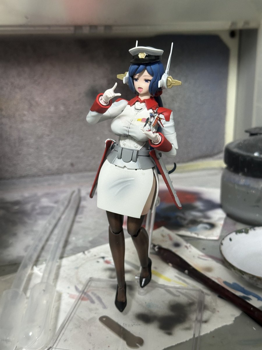 ZYmodelcorner's tweet photo. HGBF Lohengrinko, completed! This is a rework of that old kit with modern 30MS parts to make her a lot better proportioned! I

All left to do is to finish her base for Tetsujin, and a proper photoshoot. Stay tuned! #gundambuildfighters #30ms #girlpla #メカ娘 https://t.co/TZOiw4V3O1