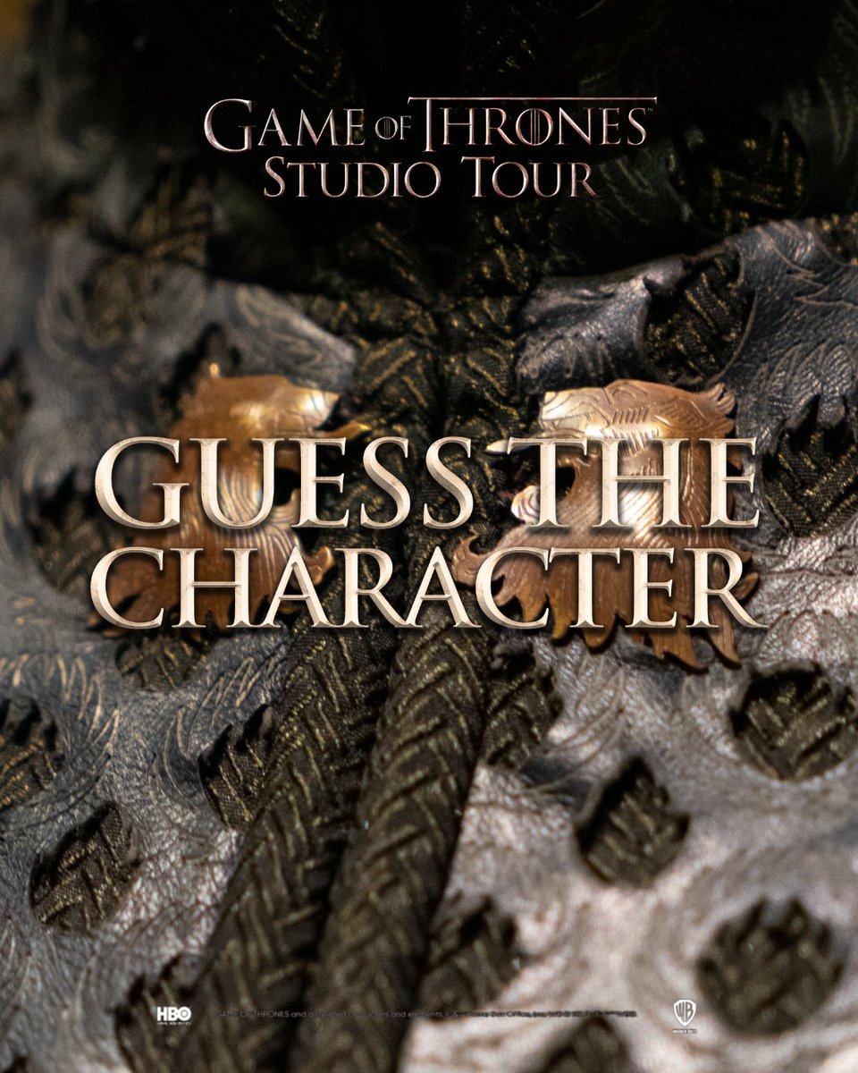 Game of Thrones Studio Tour tweet media