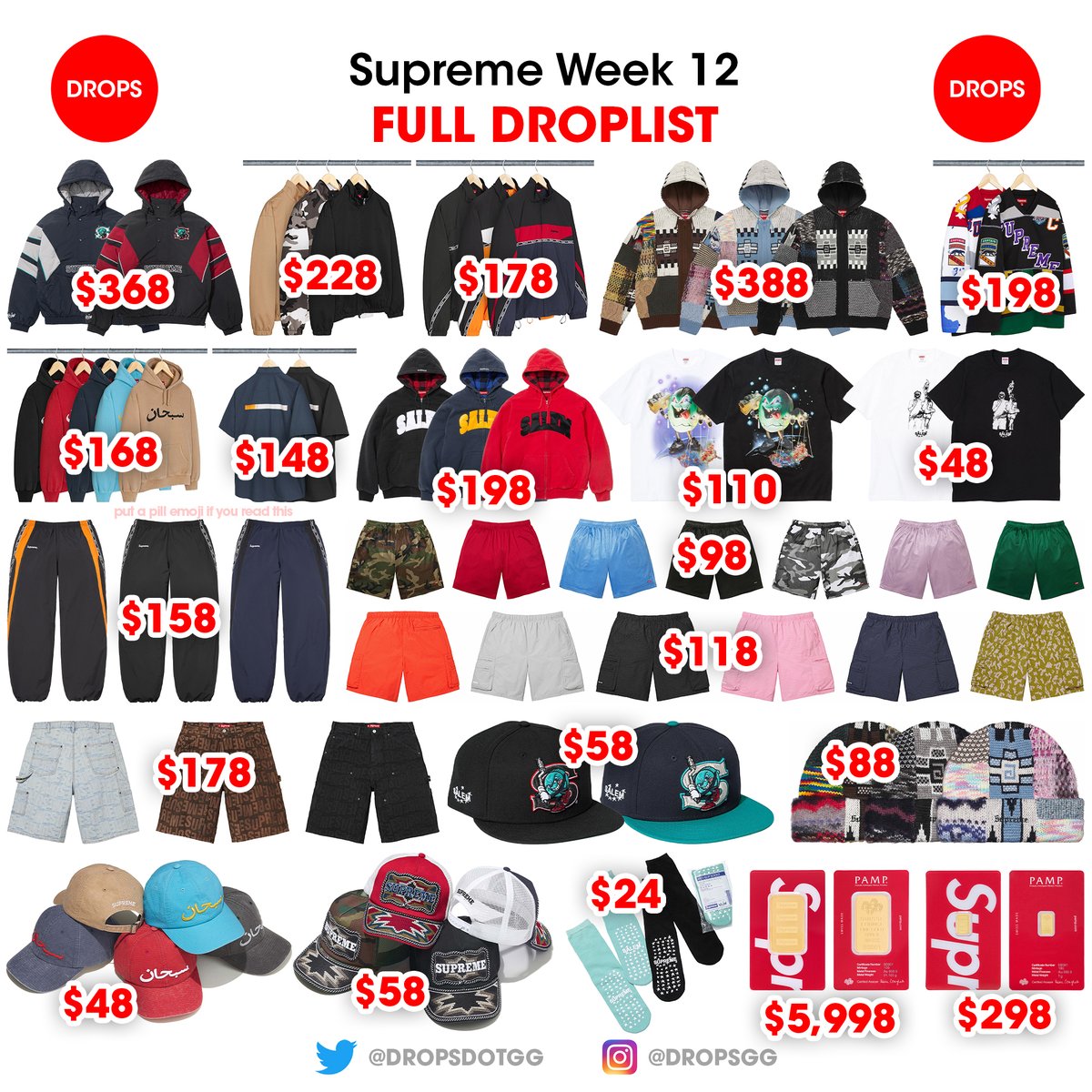 Supreme Drops tweet media