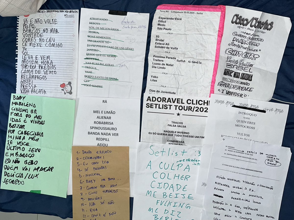 davileon01's tweet photo. Coleção de Setlists:
- Varanda
- Ludovic
- Terno Rei
- Caco/Concha

- Sophia Chablau
- Rã
- Adorável Cliche
- Jovens Ateus

- Lauiz
- Imperio Contra-Ataca!
- Pelados https://t.co/zOaDXGkzXr