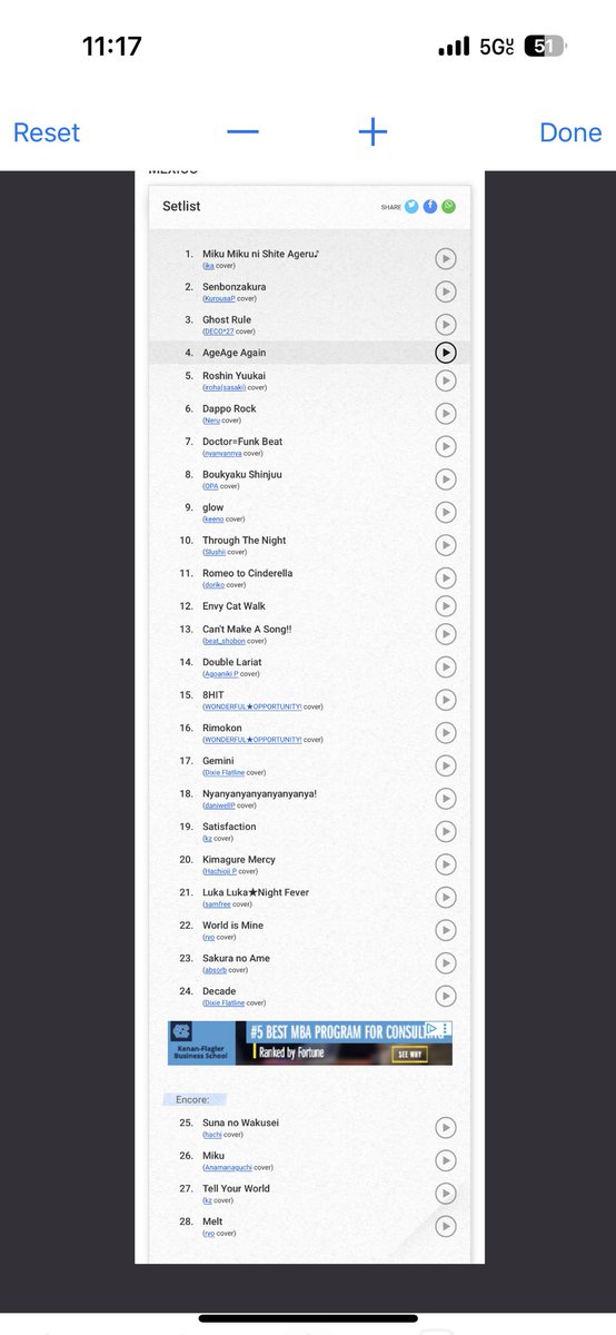 BadassWithSass's tweet photo. @Mario100yt Last time I went was 2018 &amp; that one was definitely geared towards uncs like me (our Texas shows even had Anamanaguchi open act)

This year’s setlist still had a lot of popular songs/bangers though. If they didn’t recognize any, they haven’t listened to Miku over the past decade https://t.co/PLFCuu3HRd