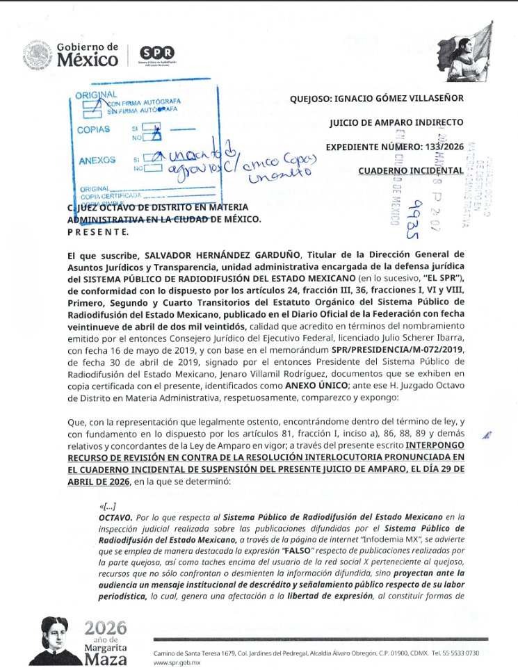 Ignacio Gómez Villaseñor tweet media
